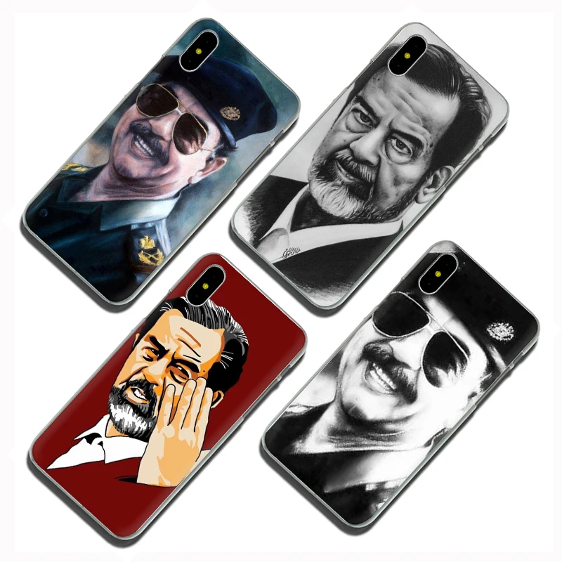 Жесткий чехол для телефона Саддам Хуссейном Ираком арабским для Apple iPhone 5 5S SE 6 6S 7 8 Plus X XR XS 11 Pro MAX