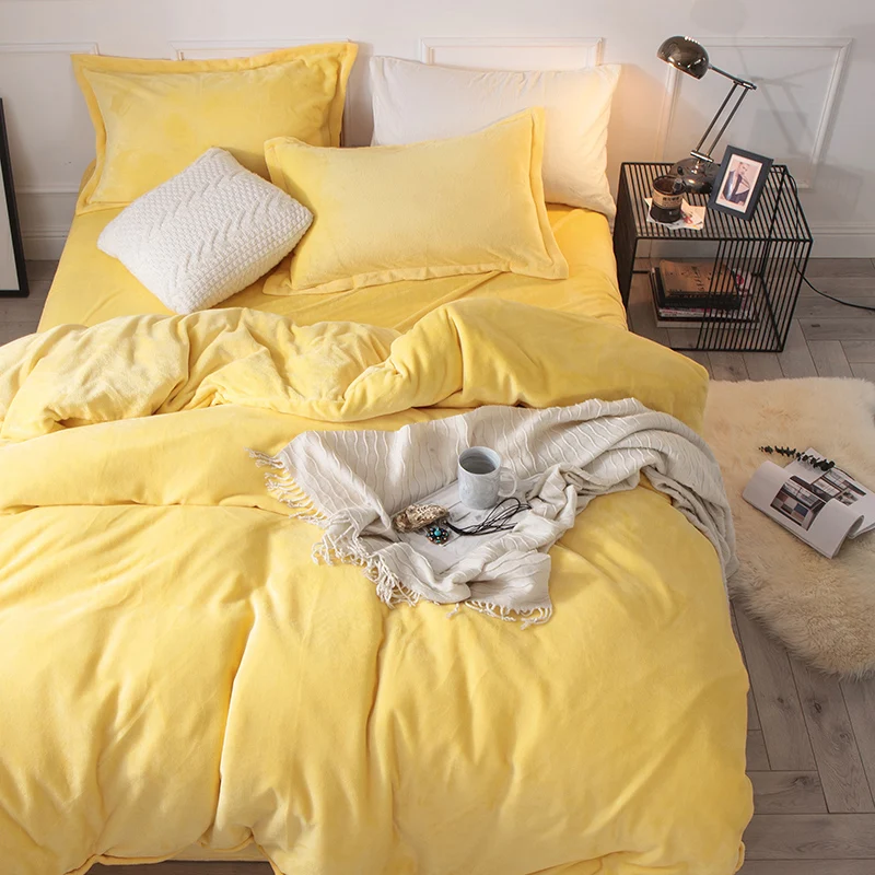 

Пододеяльник однотонный, 1 шт., для односпальной и двуспальной кровати, двуспальное одеяло, желтое покрывало, продвинутая мягкая качественн...