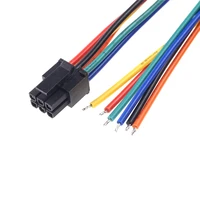 10 pcs micro fit 3 0 mm receptacle housing 2 4 6 8 10 12 14 16 18 20 22 24 pin wire harness cable power 20 cm tin plated end
