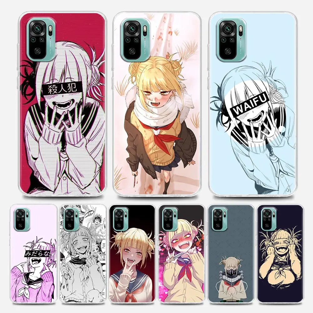 

My Hero Academia Himiko Toga Clear Redmi Case for Note 7 8 9 10 5G 4G 8T Pro Redmi 8 8A 7A 9A 9C K20 K30 K40 Y3 Soft Silicon