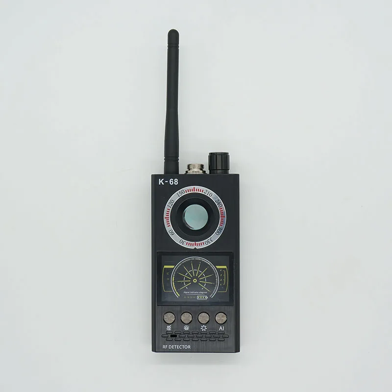 

K68 Anti Spy Wireless RF Signal Detector Bug GSM GPS Tracker Hidden Camera Eavesdropping Device Military Professional Version