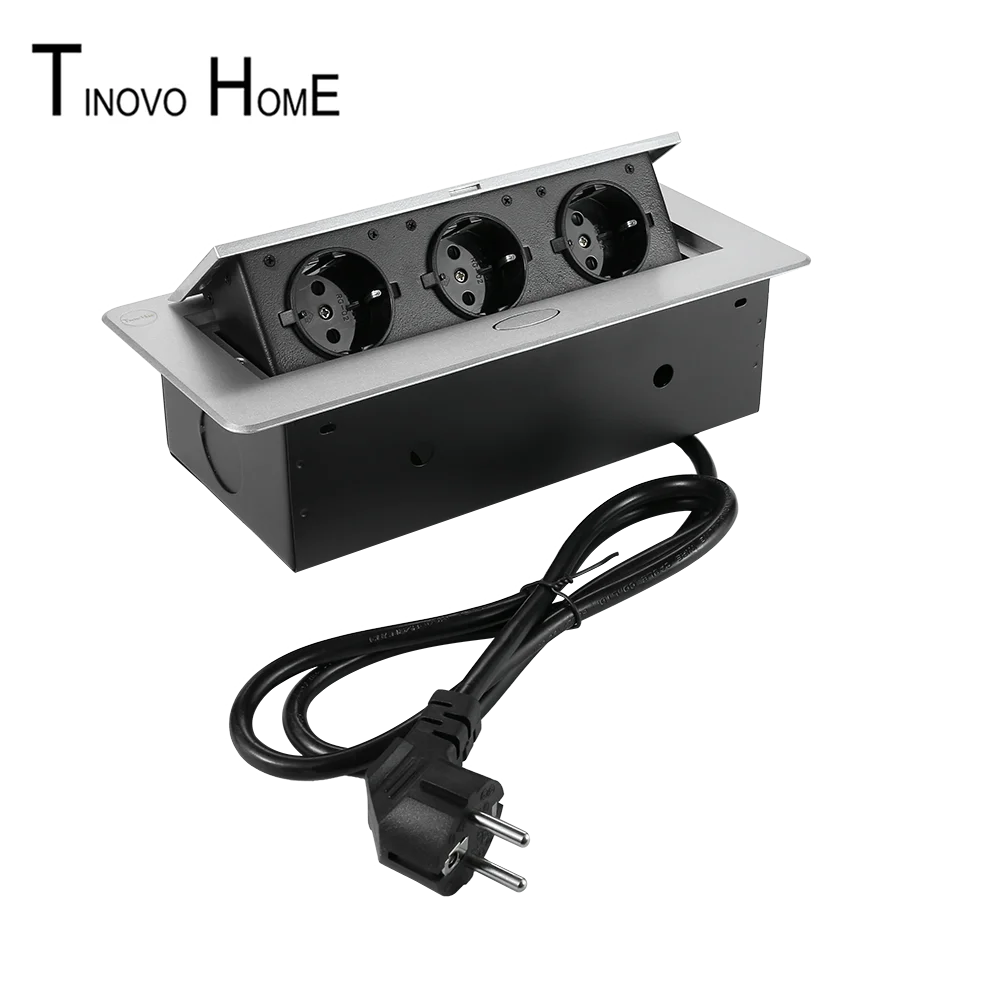 Настольная розетка с медленным прыжком/3 позиционная стандартная/стальная