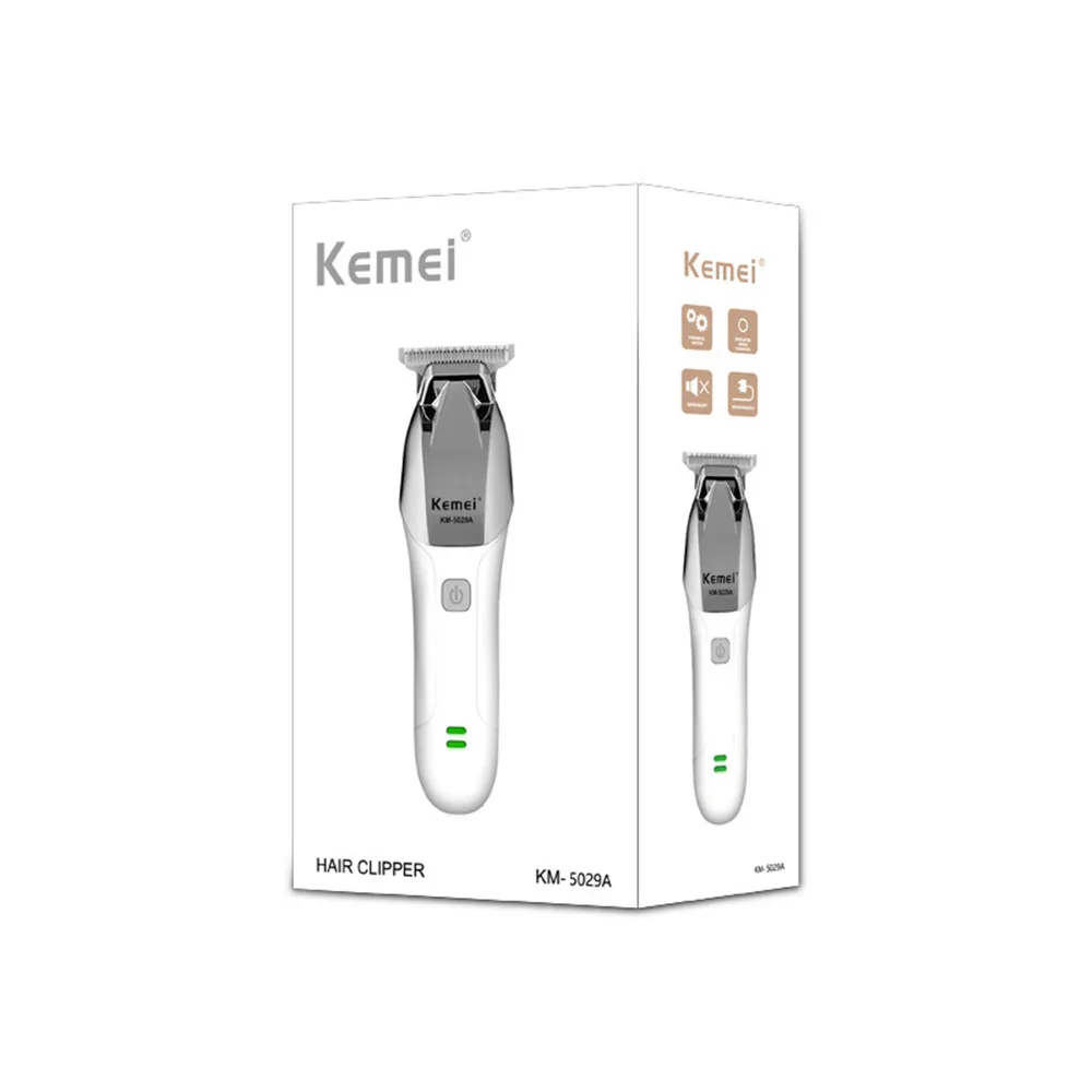 

kemei hair clipper KM-5029A kemei hair trimmer USB rechargeable haircut machine powerful 240min use time