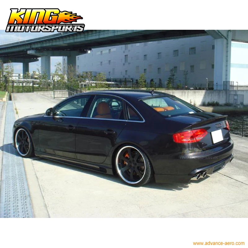 Подходит для Rg-Style поли-Уретановая боковая юбка бодикон черный 09 10 11 12 Audi A4 Euro Global