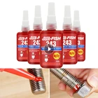 50 мл клейкая проволока герметизация Антикоррозийная резьба анти-давление синий 243 клей анаэробный винтовой замок новый анаэробный клей