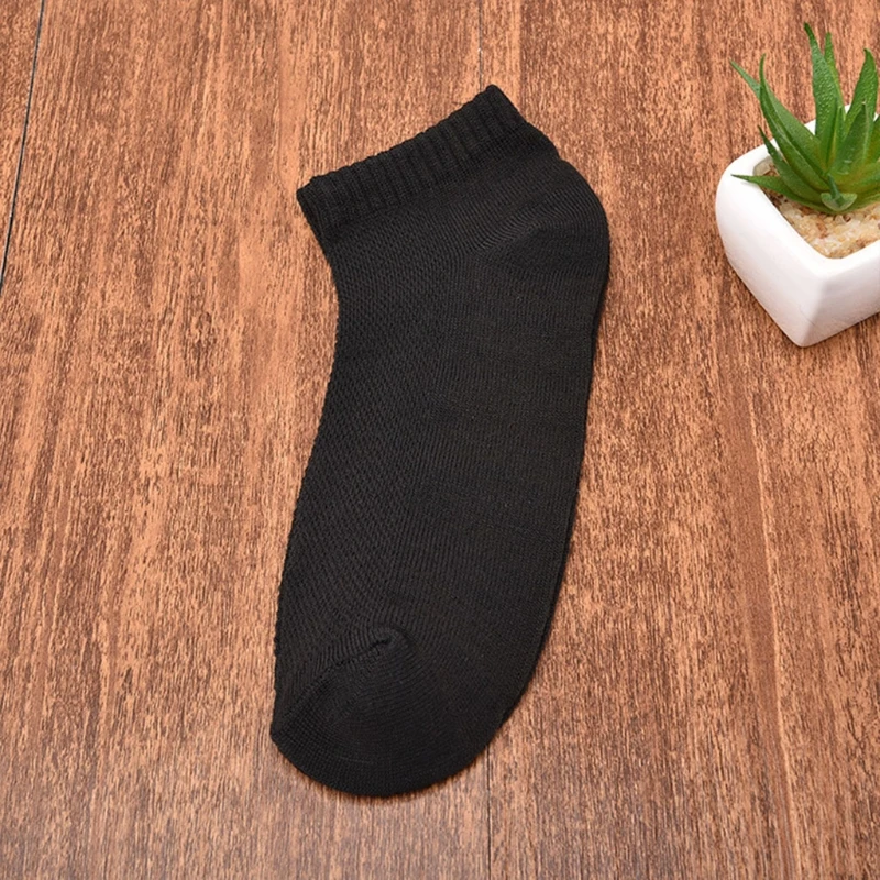 Мужские Обрезной лодка лайнеры носки чулочно-носочные сетки No Show невидимым