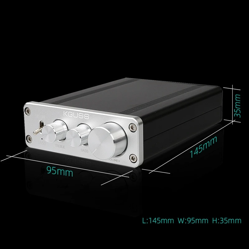Цифровой усилитель мощности KGUSS TA50 Hi-Fi звука для домашних динамиков с европейской