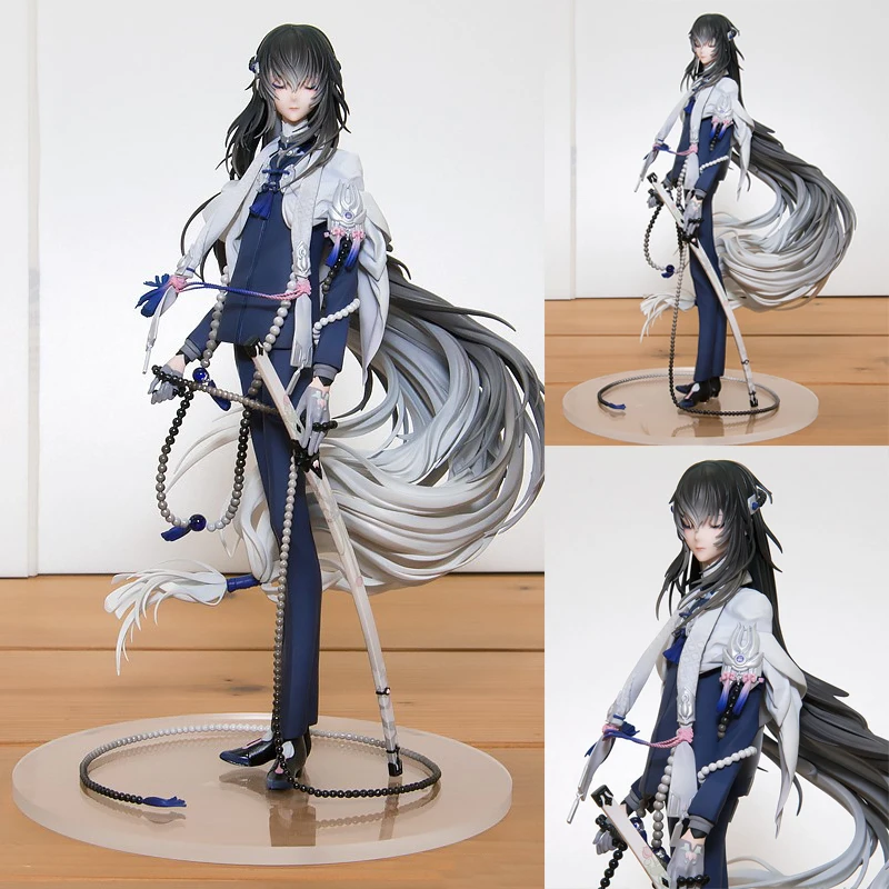 

22cm Anime Touken Ranbu Online Juuzumaru Tsunetsugu PVC Action Figure Japanese Anime Collectible Model Toy Doll Gift