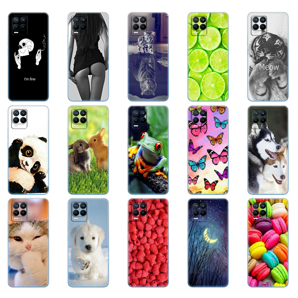 for realme 8 case 6 4 soft silicon tpu back for realme 8 pro oppo realme8 4g rmx3085 phone cover coque capa funda bumper bag free global shipping