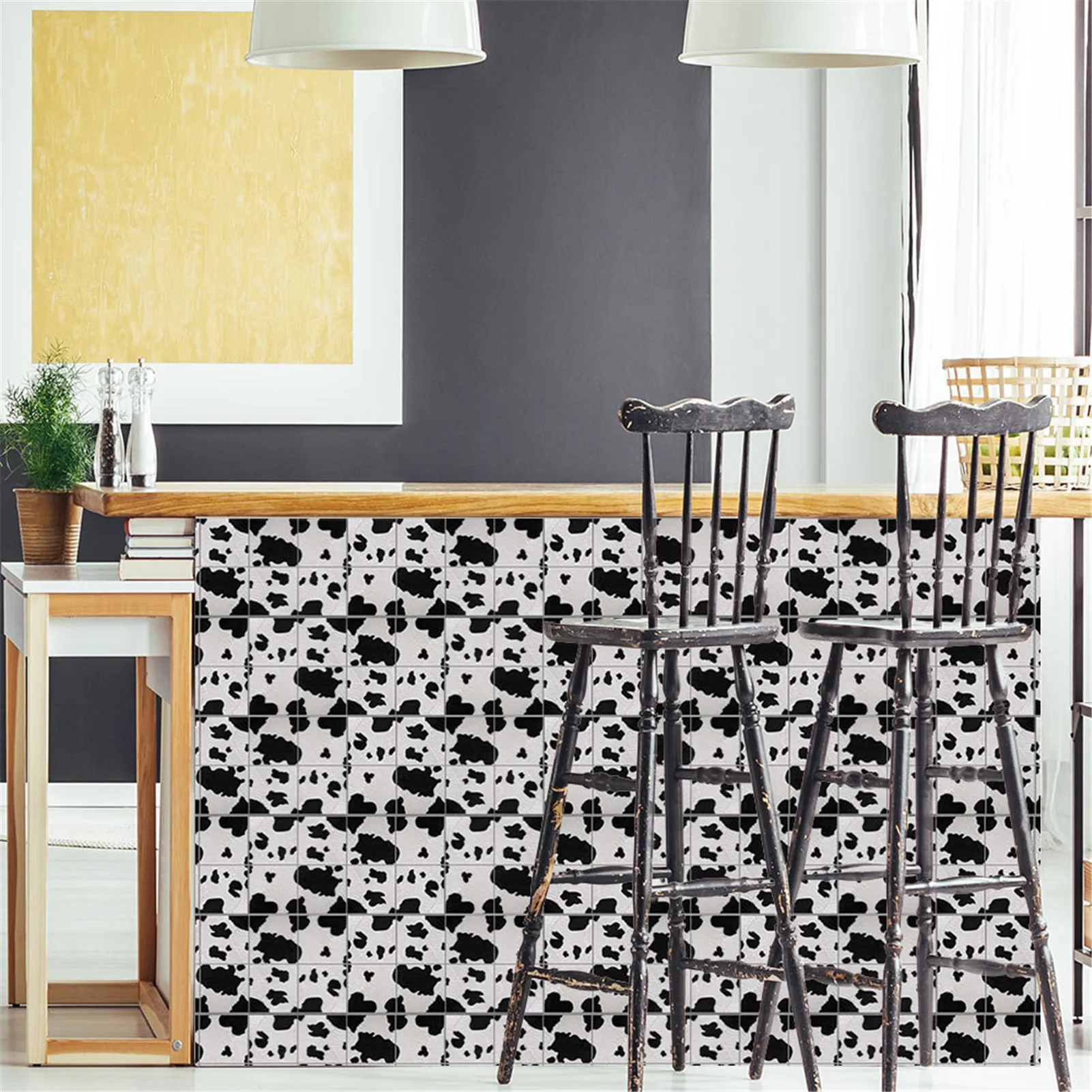 18Pcs 3D Matte Surface Tiles Sticker Sequined Mosaic Transfers Covers for Kitchen Bathroom Tables Floor Hard-wearing Wall Decals | Дом и сад