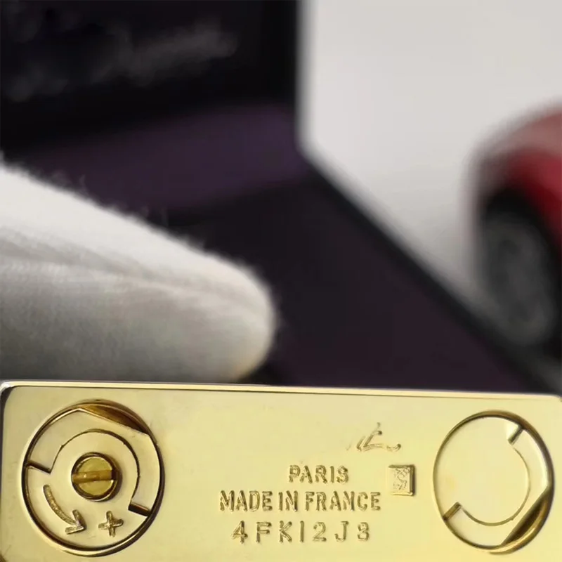 Новинка 2020 газовая зажигалка L2 Paris для табака натуральный лак рисунок красной