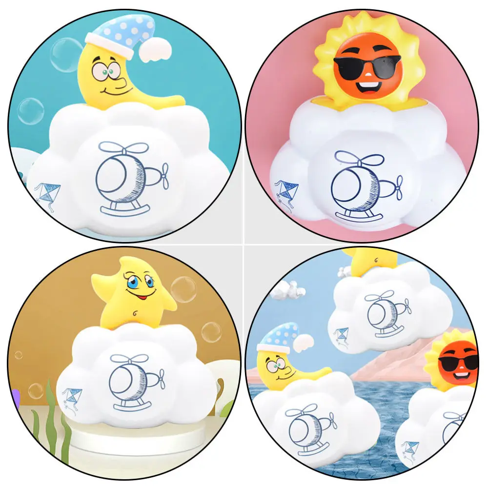 

3pcs Baby Bathing Toys Rainy Cloud Sprinkler Playthings Adorable Shower Toys