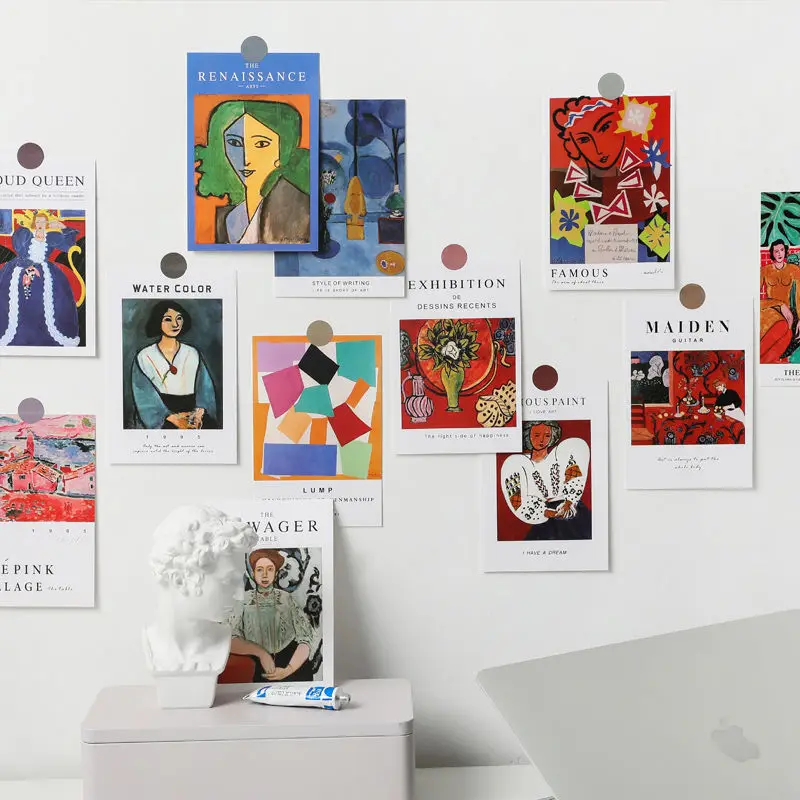 

15 Sheets World Famous Painting Photo Memo Pads Scrapbooking Material Bullet Journaling Collage Decoration Cardstock Stationery