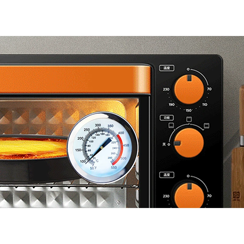 

150mm Portable Kitchen Food Cooking Milk Coffee Probe Thermometer No Need Battery Pointer Stainless Steel