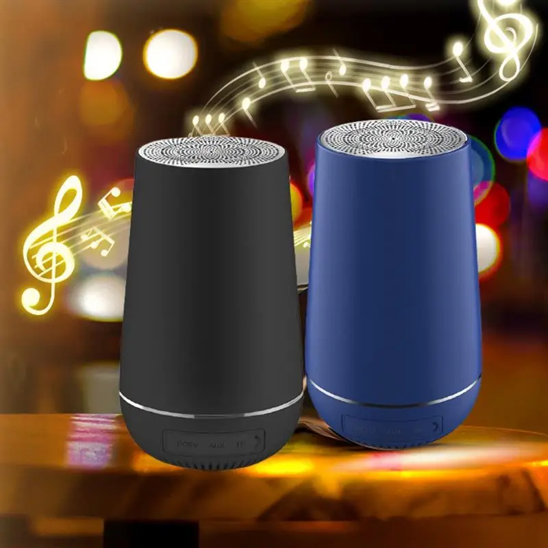 

Мини-динамик портативный беспроводной басовый громкий динамик 3D стерео музыка Стандартный динамик поддержка TF серый