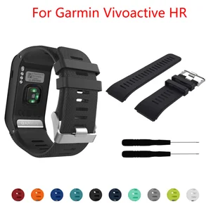 For Garmin vivoactive HR Silicone Smart WatchBand Wrist Strap Bracelet for vivoactive HR Sport Repla