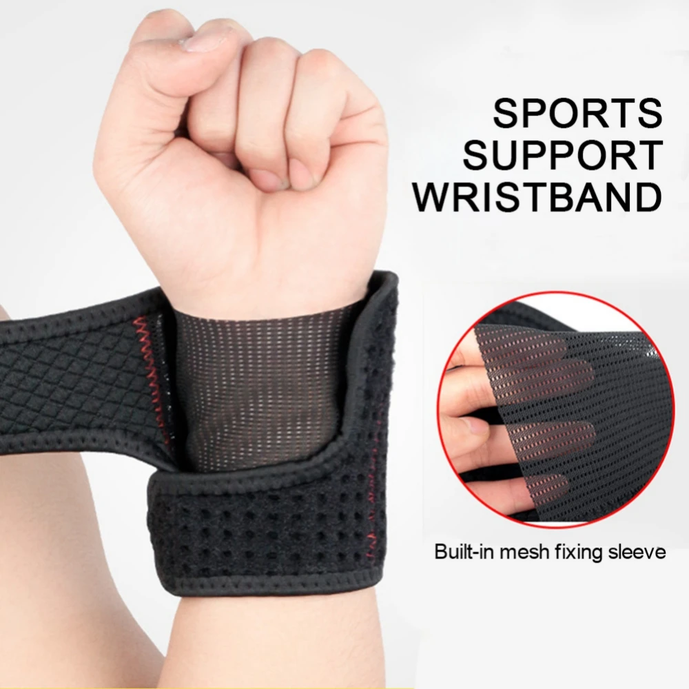 

Impact Wrist Guards Support Band Wristband Sports Protective Gear For Badminton Tennis Weightlifting Wrist Brace Adjustable