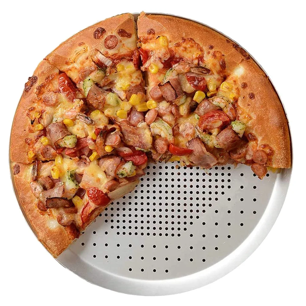 11 дюймовые сковородки для пиццы с отверстиями 1 шт. сковорода приготовления лоток