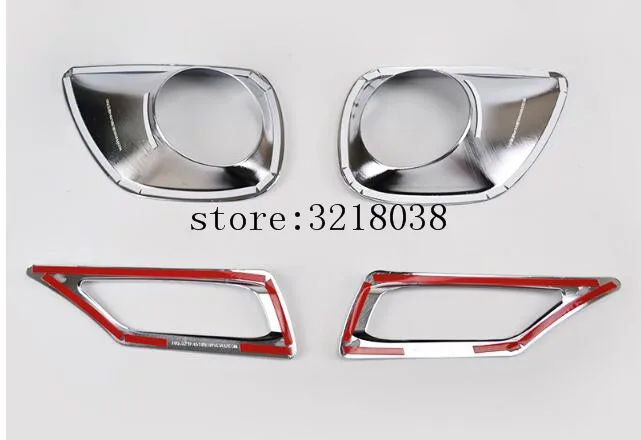 ABS хром передняя + лампа заднего противотуманного фонаря Накладка подходит для 2013
