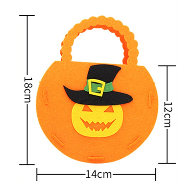 

1Pc Halloween Decoration DIY Pumpkin Witch Specter Bat Candy Bags Childrens Gift Handbags Home Decor Party Decoration Halloween