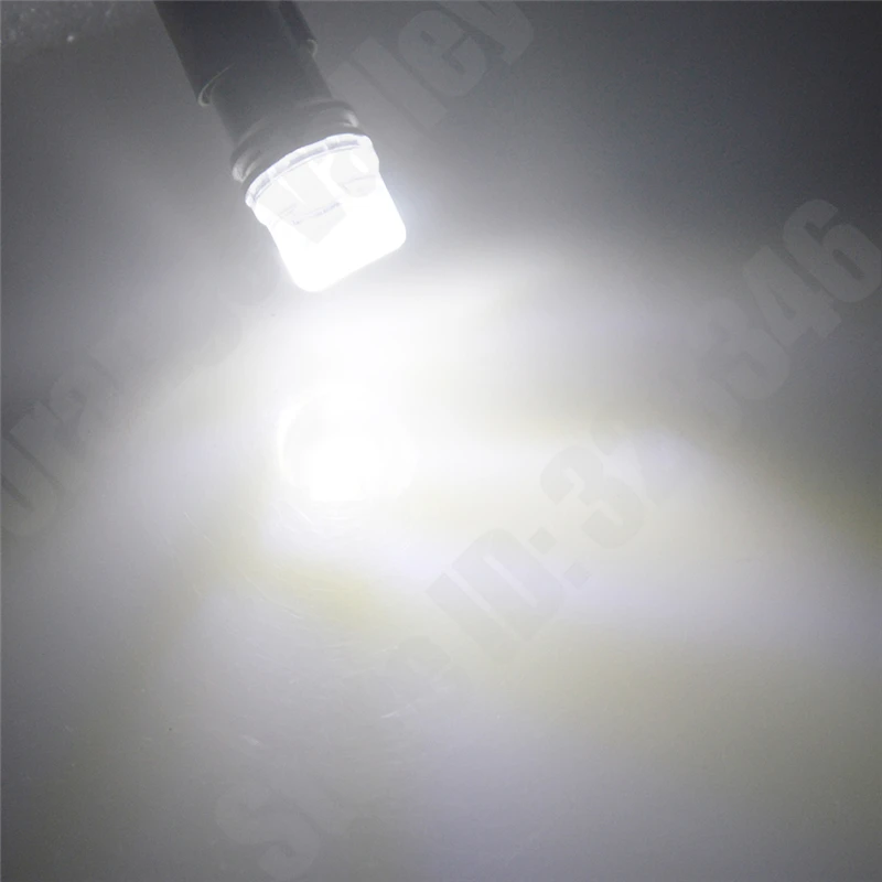 

100pcs T4W BA9S LED Blub 3 H6W LED For Car Rear Map light 2835 SMD White Auto Parking Reverse Lamp 6000K DC 12V