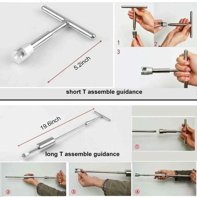 

33 Pcs Slide Puller Auto Dent Tools Car Body Paintless Dent Removal Hail Tools Kit