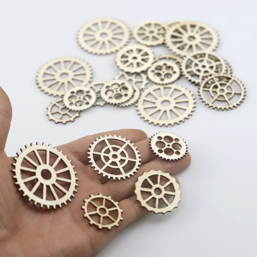 Вырезанные штампы разных размеров циркулярная пила Форма деревянные чипы Сделай