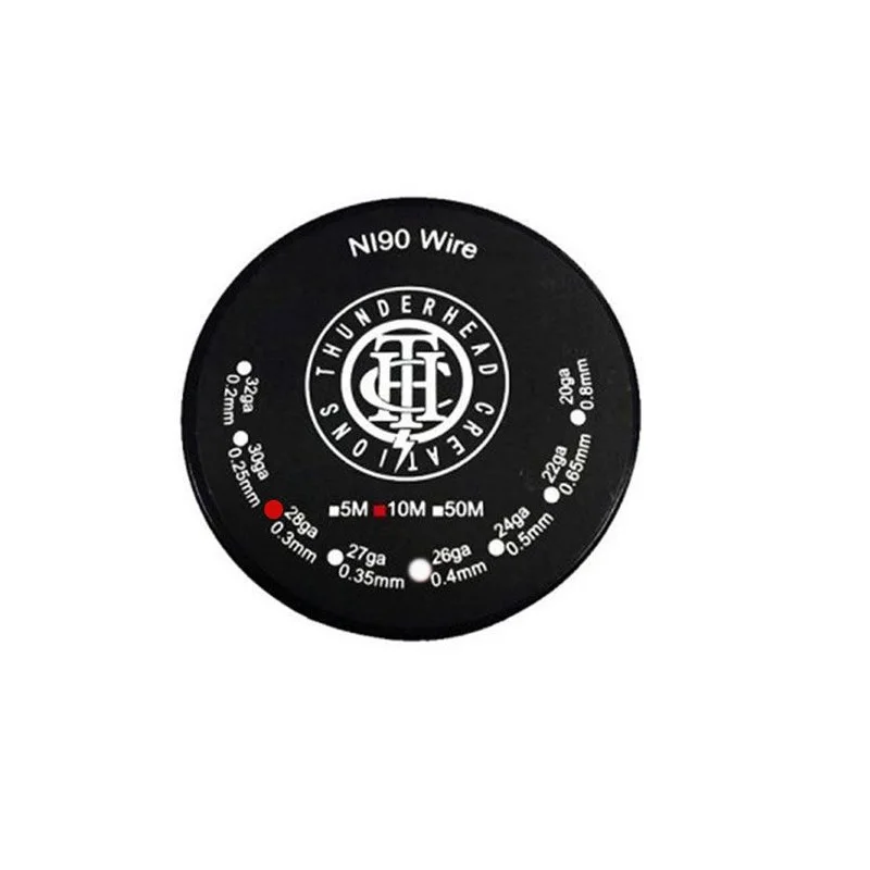 NI90 28GA 26GA Тепловая проволока 10 футов провод сопротивления для RTA атомайзер Vape