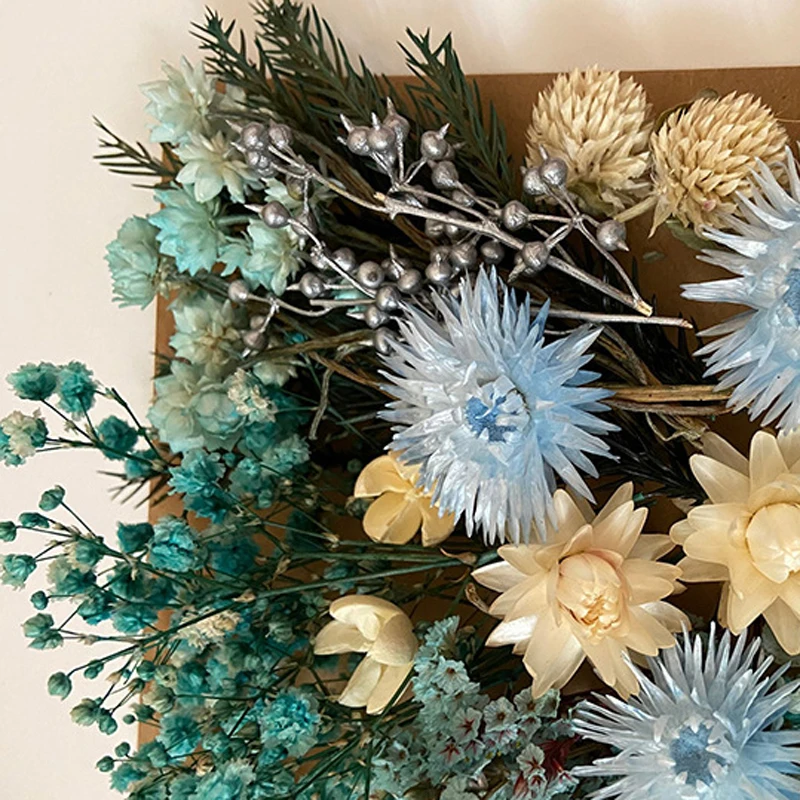 

DIY Real Dried Flower Dry Plants Aromatherapy Candle Epoxy Resin Necklace Jewelry Making Craft Home Decoration Painting