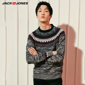 Мужской вязаный свитер MLMR, зимний Базовый стиль, разные цвета, прямой крой, 218425510