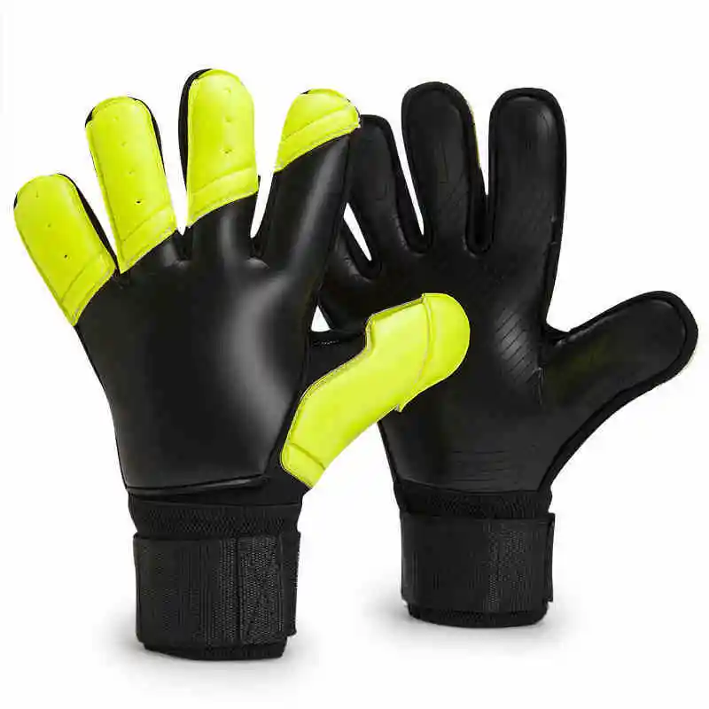 

Gloves Kids 9 Fingersave 10 rods goalkeeper TOP 8 football soccer Adults All Goalie latex Protection quality gloves has size lat