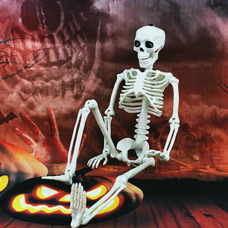 Модные популярные креативные как человеческий скелет украшения на Хэллоуин