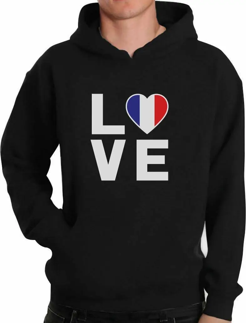 Я люблю Францию французский патриотический подарок идея Франция толстовка с