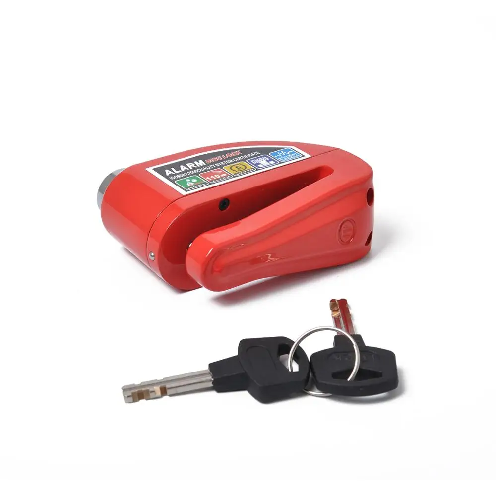 Motorcycle Scooter Bicycle Anti-theft Wheel Disc Brake Lock Security Alarm Black | Автомобили и мотоциклы