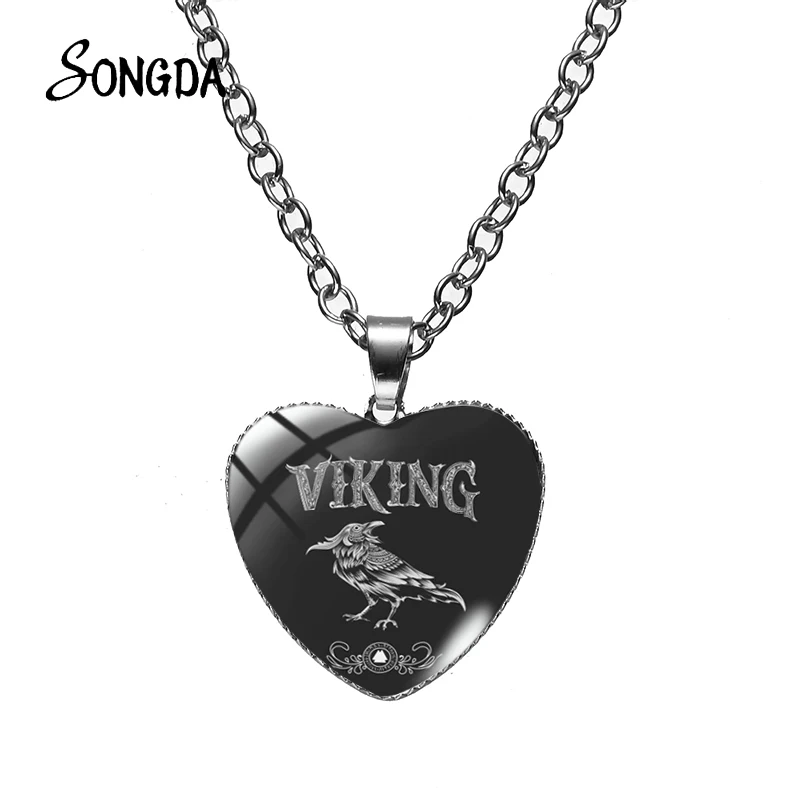 Ожерелье в ретро стиле викингов модное простое металлическое ожерелье с