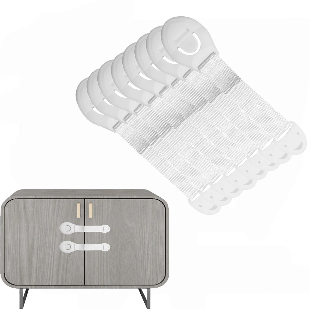 5/10 шт. многофункциональные детские выдвижные двери безопасности замок туалетный