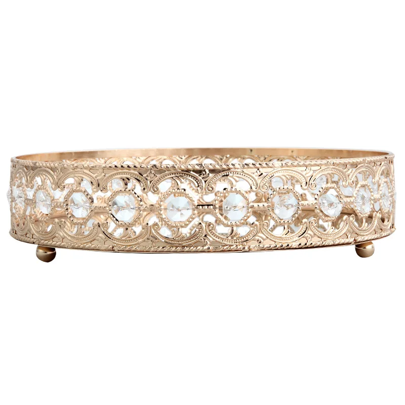 1 шт. скандинавский винтажный ажурный стеклянный зеркальный лоток для хранения