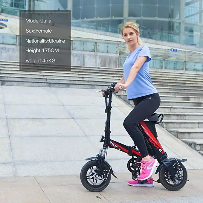 Велосипед электрический складной 12 дюймов 36 В 8 А 250 Вт 25 км/ч|Электровелосипед| |