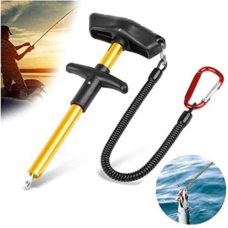 

Fish Hook Remover Tool with Lanyard,Squeeze-Out Fish Hooks Separator, Portable Fishing Hooks Extractor, Fast Decoupling