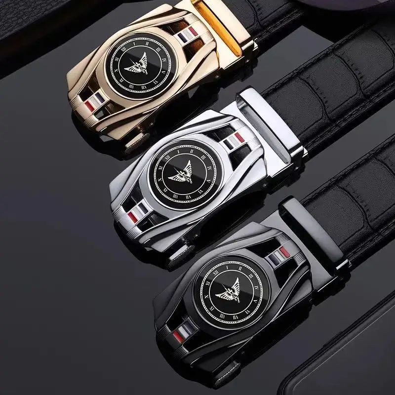 Роскошный брендовый мужской ремень Новый Мужской дизайнерский с автоматической