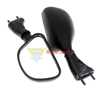 Black Мотоцикл зеркала заднего вида для KAWASAKI ZX 9R ZX9R Ninja ZX-9R 1998-2003 1999 2000 2001 2002 - Цвет: Black
