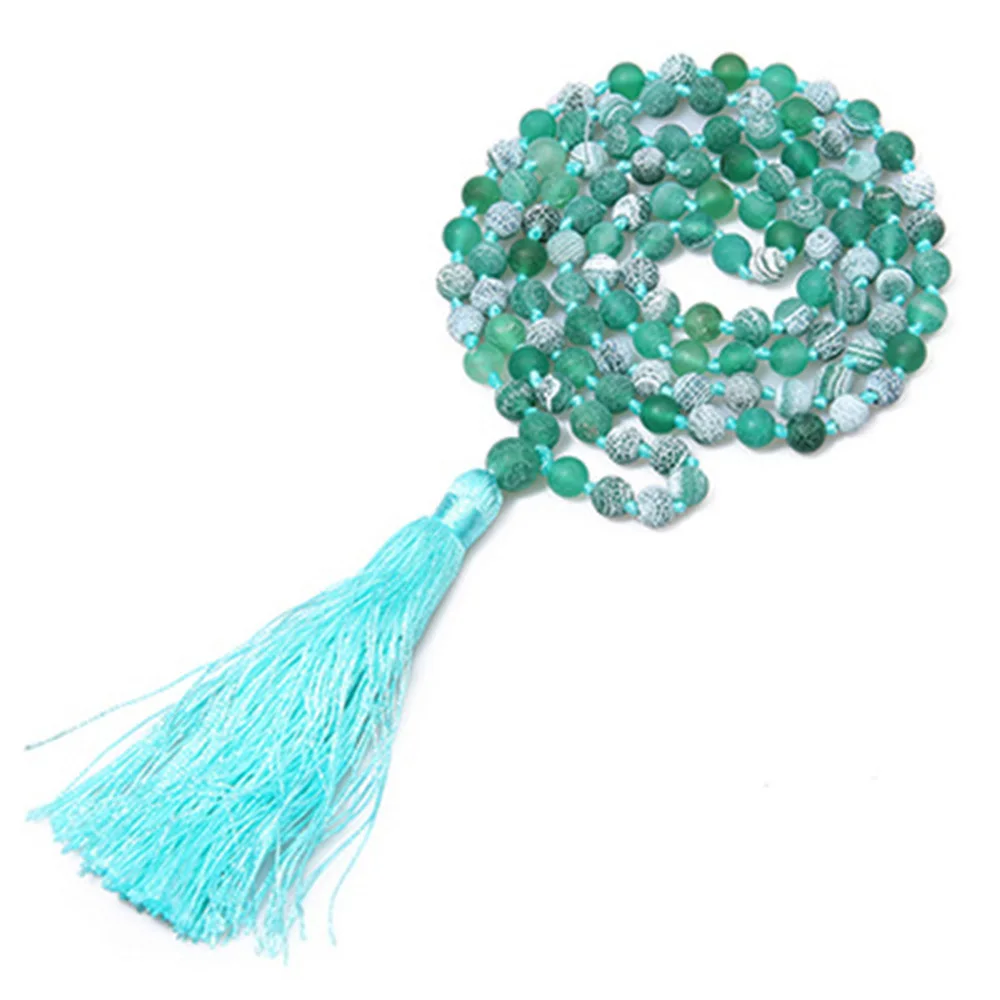 6 мм драгоценные камни ручной работы Богемия кисточкой кулон последний стиль