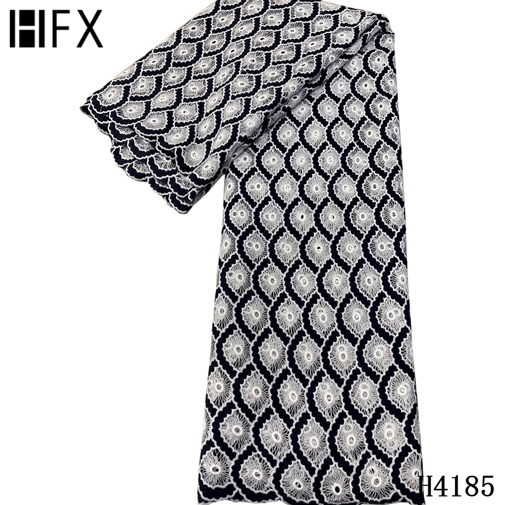 HFX последние африканский гипюр кружево ткань 2021 Высокое качество растворимые в