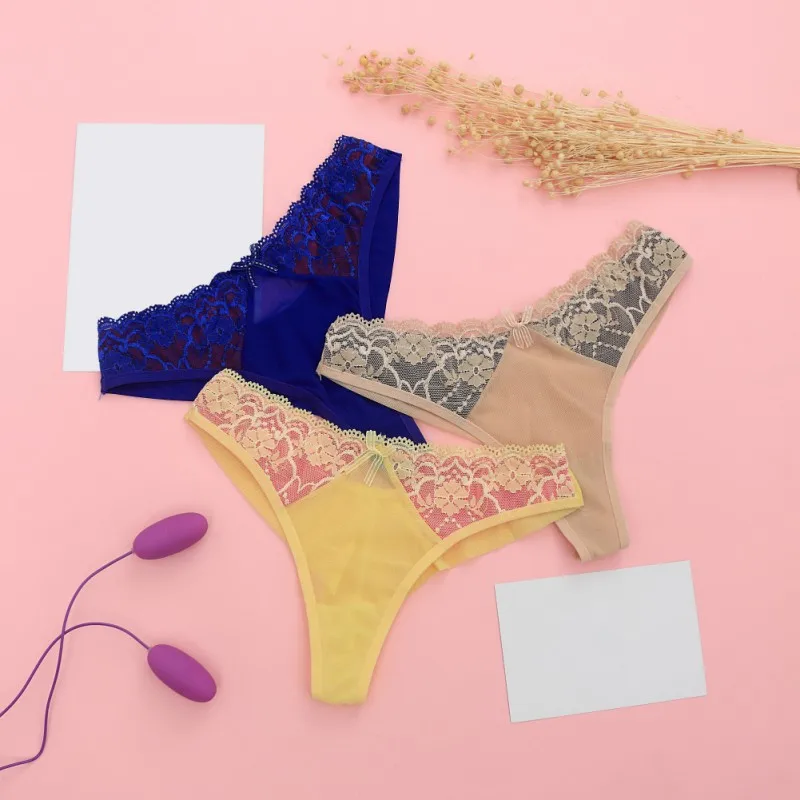 Women Sexy G String Fashion Lace Panties Women's Thongs Briefs Low Waist Underpants Underwear | Женская одежда
