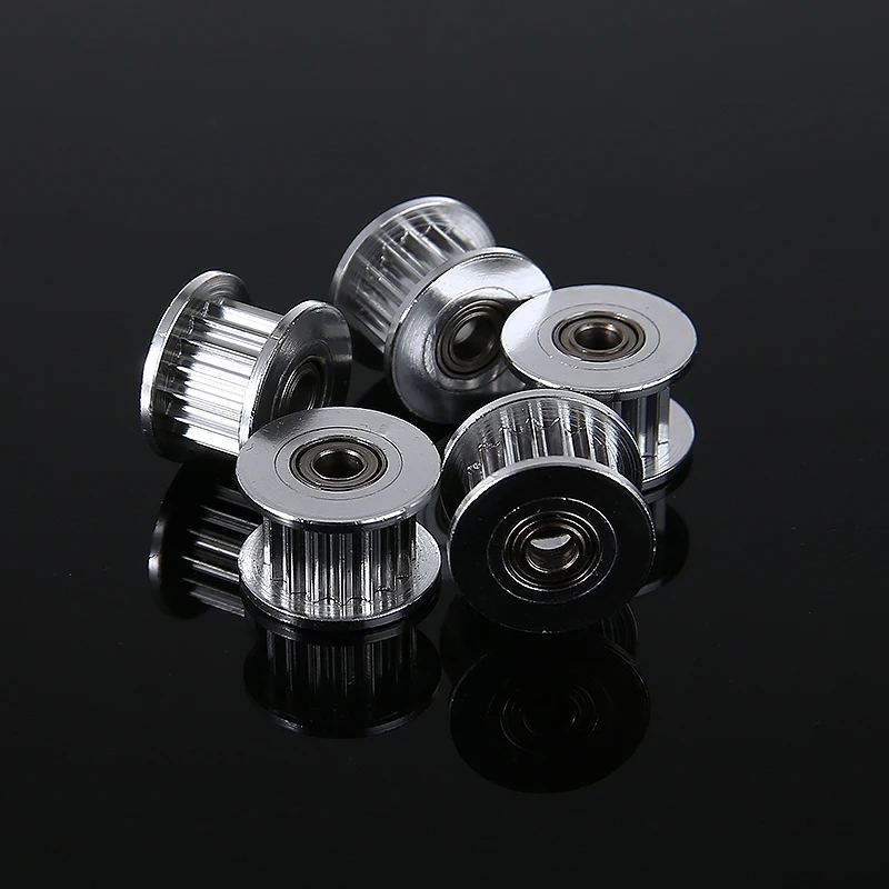 

5pcs 3D Printer Timing Pulley Belt GT2 16T Timing Pulley 3mm Bore Bearing 6mm Belt For 3D Printer Accessory