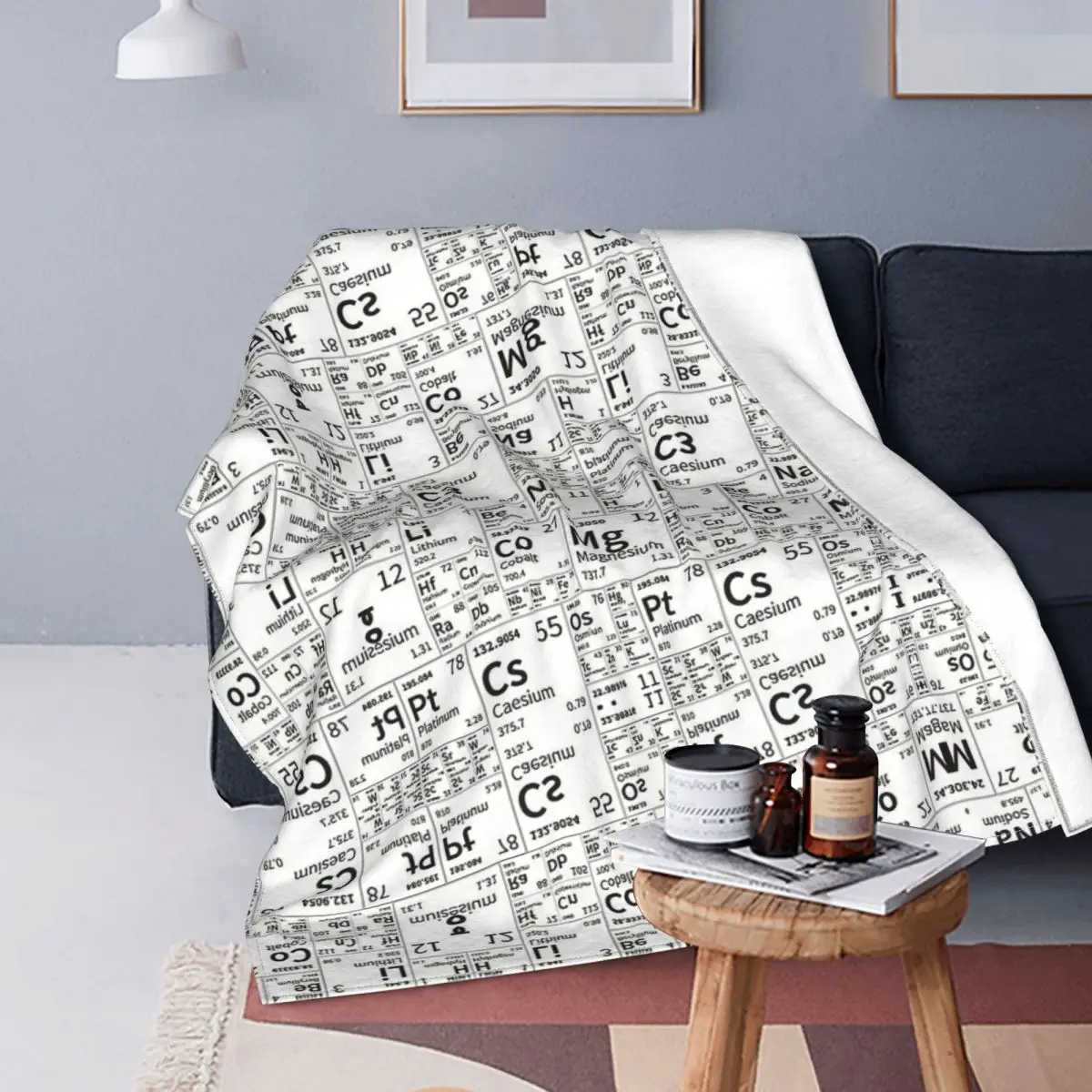 

Периодическая таблица элементов одеяла научная химия фланелевые превосходные мягкие одеяла для дома осень/зима