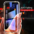 Прозрачный противоударный мягкий чехол для Samsung Galaxy A32 4G Sumsung Samung A 32 A325F 6,4 дюйма, рамка, бампер, защитный чехол для телефона
