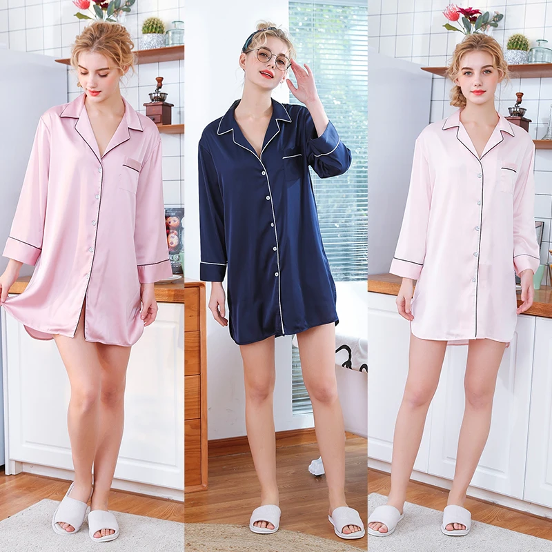 

Women's Satin Robe Silky Kimono Mini Bathrobe for Bride Bridesmaids Wedding Party Loungewear Short M-XXL