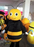 cute bee mascot costume cosplay party game dress up set high quality cartoon animal one piece adult size for carnival