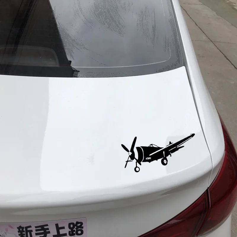 YJZT 16 2 см * 7 6 крутая Самолетная тень самолёт Ослепительная виниловая наклейка